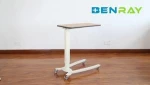 BR-OBT03 hospital bedside abs table patient dining table with gas-spring factory