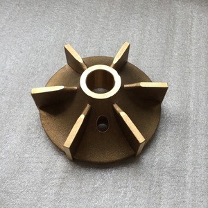 Brass parts copper parts yellow brass parts customize impeller