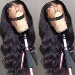 Brazilian Virgin Human Hair Extension Transparent Lace Front Wig Glueless Cheap Natural Hair Hd Full Lace Frontal Closure Wig