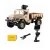 Bricstar RC 4WD Off-road plastic military truck toy with FPV 480P camera