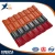 Import Brown red color waterproofing bamboo shaped pvc synthetic resin plastic wave roof tile from China