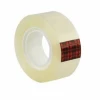 BSCI Factory 18mm Width Clear Transparent Tape Sealing Sticky Tape Rolls Home Office Packing Supplies School