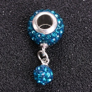 Bulk stock large rhinestone ball loose beads for making bracelets