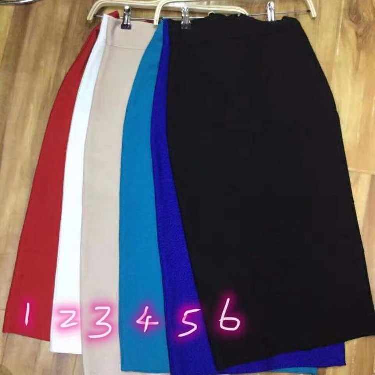 C625 New More Color Midi Bandage Dress Tight Pencil Skirt For Ol Ladies Wholesale