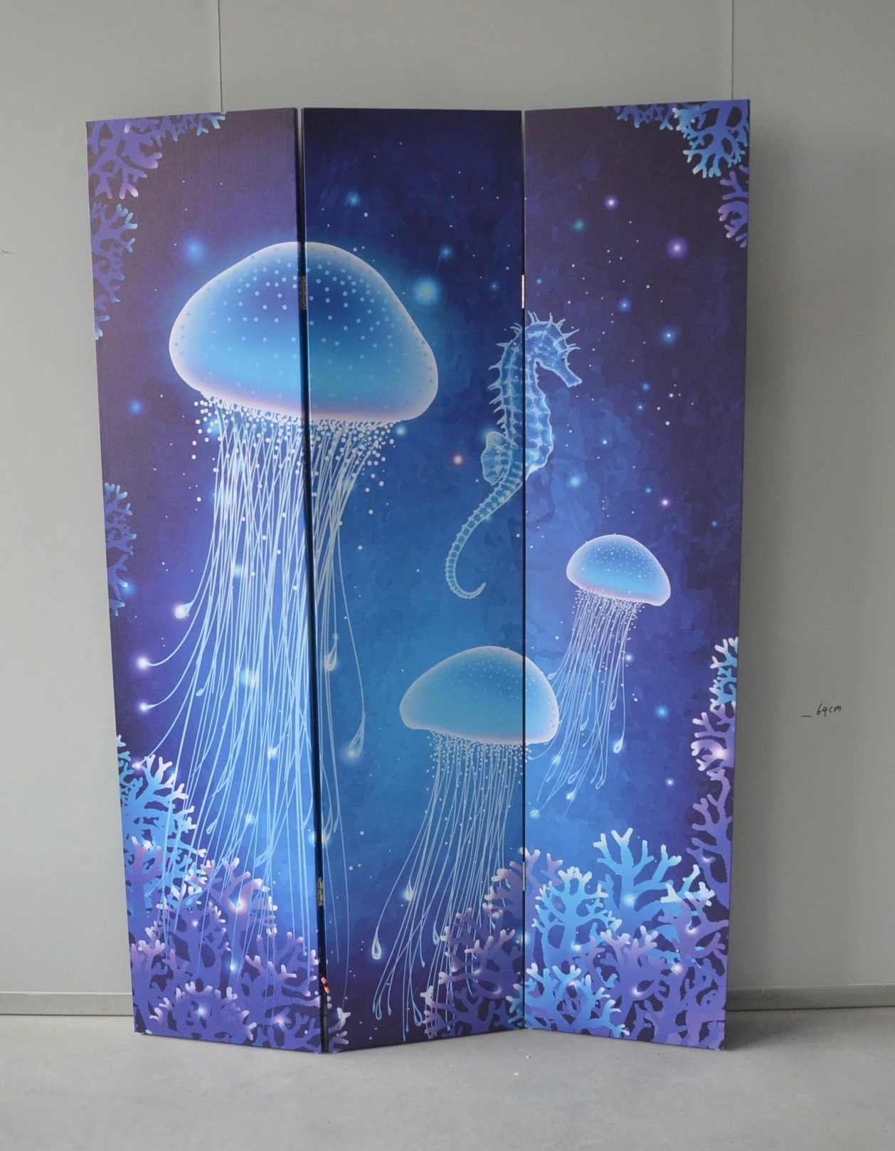 Canvas Printings Partitions Application Movable Home Decoration Customized Divider Screen Partition 3 Panel Room divider
