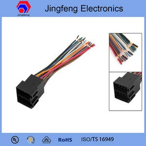 Car video with audio small wire connector electronics