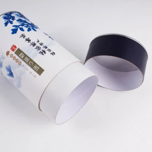 Cardboard cylinders black cardboard tube with ice ball biodegradable cardboard paper tube t shirt packaging