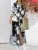 Import Casual Printed Loose Fitting Spring Clothes Button Up Long Sleeve Maxi Women Shirt Dress from China