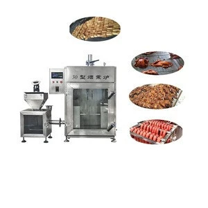CE ISO9001 Certification Factory price sausage maker gas smokehouse