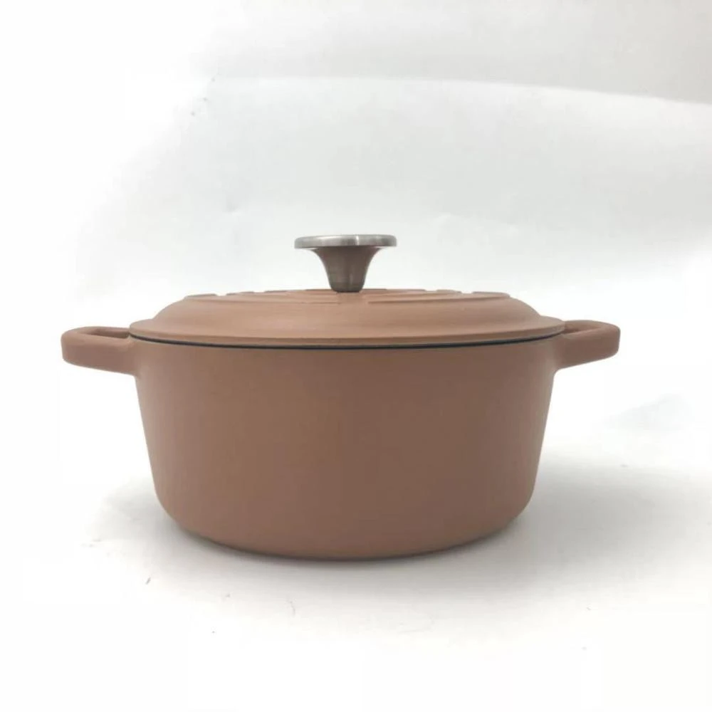 ceramic coating cast iron cookware set nonstick enamel casserole soup stew stock cooking dutch oven