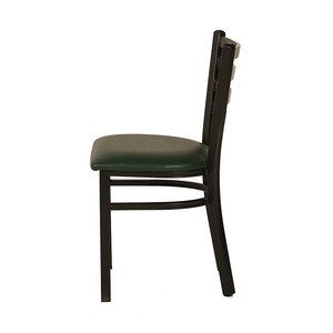 Chair solid home furniture structure good price high quality row back metal dining chair