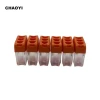 CHAOYI 4 Ways Push in Style LT-204 Mini Quick Wire Connector 0.5-2.5mm2 Cable Wire Terminal Block Connector for Lighting Fixture