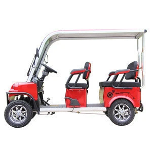 Cheap ELECTRIC GOLF Sightseeing CARS With 4-6 Seats
