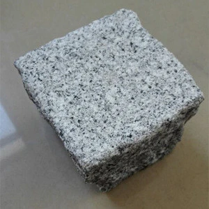 cheap granite cobblestone pavers with top shotblasted