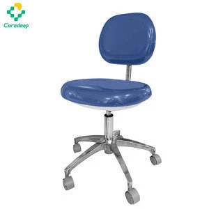 Cheap hospital furniture back rest height adjustable ergonomic medical stool for dentist