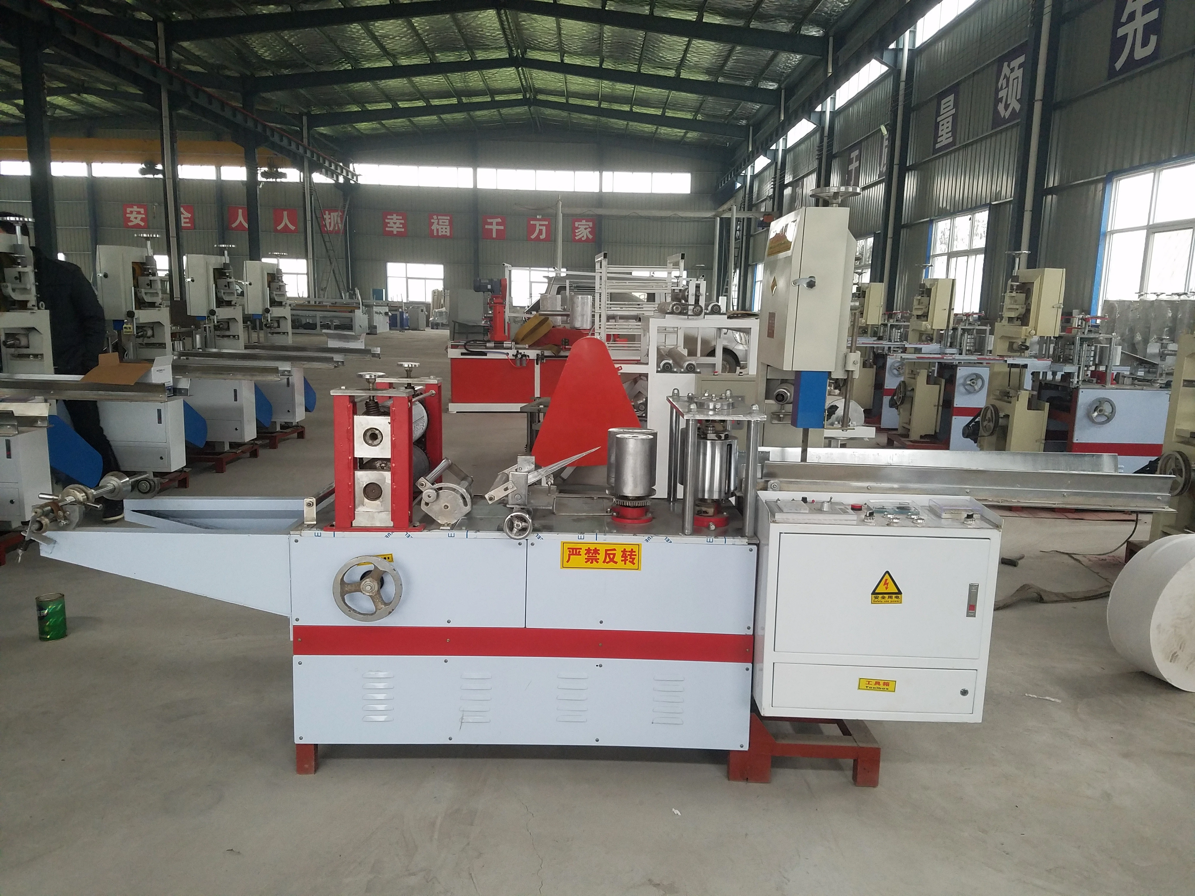 Cheap napkin paper process line High efficiency and stable performance
