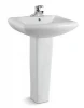 Cheap sinks ceramic one piece bathroom countertop pedestal sink