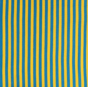 Cheap stock 350gsm polyester cotton knit yarn dyed striped fabric for sale