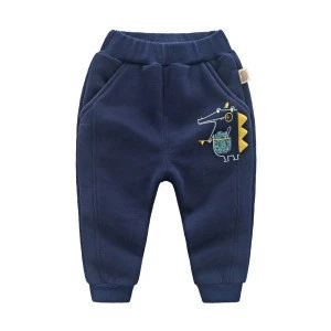 Cheap Wholesale Korean Style cotton Child Clothing Boys Outdoor Warm boys Pants For Kids