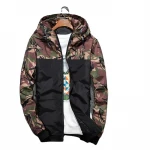 Cheap Windbreaker Jackets Men Casual Spring Hooded Camouflage Jacket Men Streetwear Hip hop Sportwear Camo Army Jacket Clothes