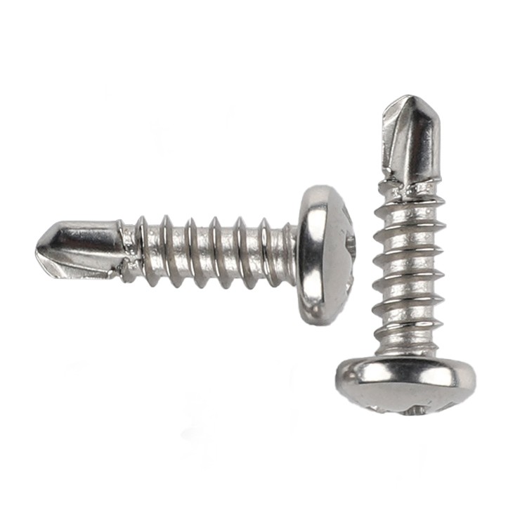 cheapest high quality stainless steel metric cross hexagon recessed round self tapping screw
