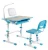 Import Children Study Table and Chair Adjustable Height for Kids with Cup Holder from China
