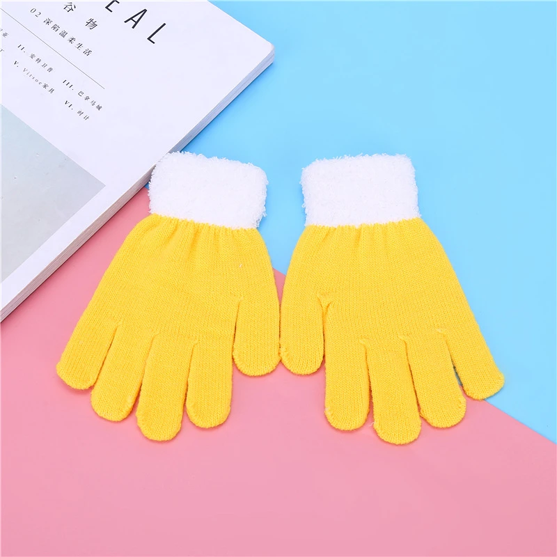 Children Warm Magic Gloves Toddler Winter Gloves Baby Girls Knit Glove