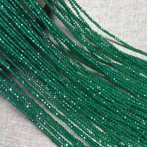 China Bead Manufacturers Faceted Cut Beads Emerald crystal gemstone beads