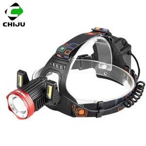 China Factory Most Powerful Waterproof Rechargeable Outdoor LED Headlamp for Camping