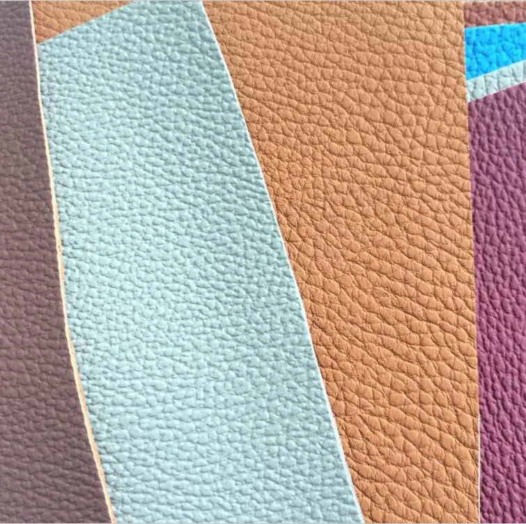 China furniture PVC imitation leather fabric 100% polyester fabric_for_sofa