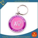 China High Quality Die Casting Metal Key Ring with Printed Logo at Factory Price