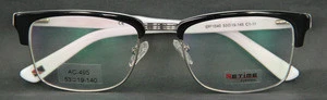 China New Acetate Material With Metal Parts Eyeglass Optical Frames For Unisex (AC-495)