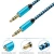 Import China packing EXW price aux cable with the gold plated plug audio cable customized stere aux audio  cord from China
