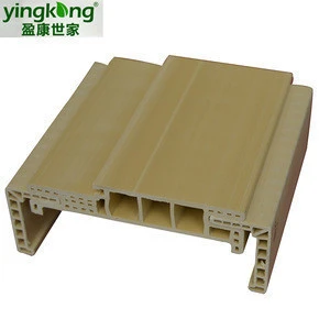 China popular pvc laminate wpc door frame Door jamb for WPC door /PVC Door/MDF door