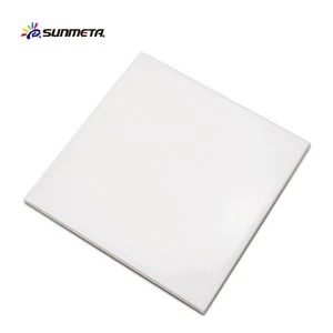 China Supplier Sunmeta Popular White Sublimation Coated Printing Decorative Wall Tile For Sale Price