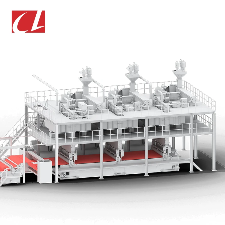 CL-SSS PP Spunbond Nonwoven Fabric Making Production Line for Sanitary Towel