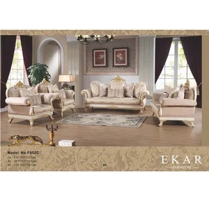 Classic Luxury Furniture 3+2+1 Seater Fabric Sofa Set