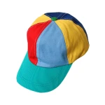 classical customized logo short peaked children kids sizes multi color baseball cap