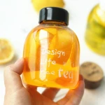 Clear Biodegradable Mini Pet Plastic Juice Bottle Cold Press Coffee Drinking 100ml 200ml 250ml 350 ml Plastic Bottle For Juice