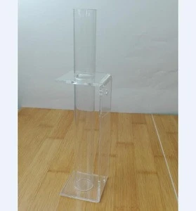 clear wholesale acrylic cylinder vase tall cylinder glass vase
