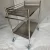 Import Clinic 201 Stainless Steel 2 Shelf Instrument Trolley for Hospital Use from USA