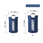 Collapsible Laundry Basket With Coin Bag
