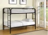 Colorful Children Bedroom Furniture Metal Bunk Bed With Enclosed Guardrail Y
