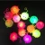 Colorful Light-Up Toys Smile Jump Fluffy Ball Luminous LED rubber Bouncy Ball Kids Gift Halloween Christmas Glow Party Supplies