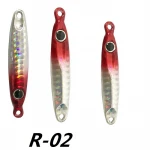 Colorful tungsten metal shot jigs