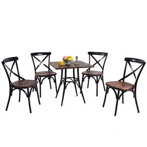 Comfortable Modern Coffee Dining Table and chair Restaurant cafe Set