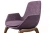 Import Comfortable purple fabric accent arm chair living room furniture from China