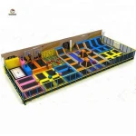 Commercial Large Rectangle new Indoor Trampoline Parks for sale