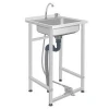 Commercial Stainless Steel Hospital Foot Pedal Operated Hand Wash Sink