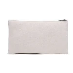 competitive price square canvas zipper pochette